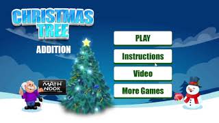 Christmas Tree Addition Online Math Game Overview