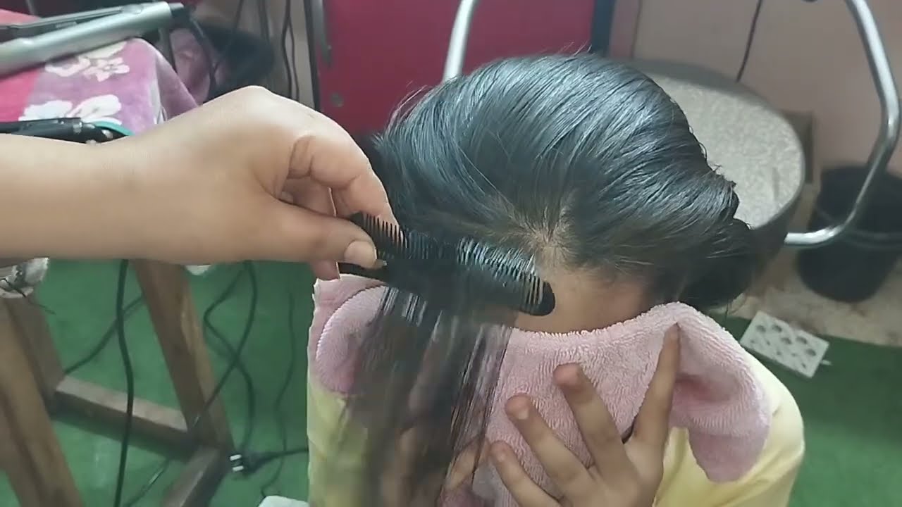 طريقة توزيع الترتمنت علي الشعر وطريقة شطف الماده قبل الكبس مهم جدا