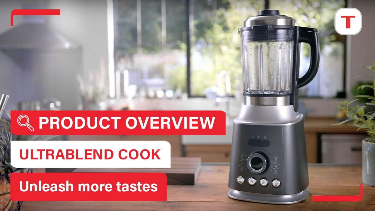 Get ultra smooth results thanks to Tripl'Ax Pro blades technology of Ultrablend Cook | Tefal