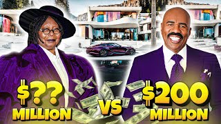 Famous Steve Harvey vs Whoopi Goldberg - Who is Richer? Profile
