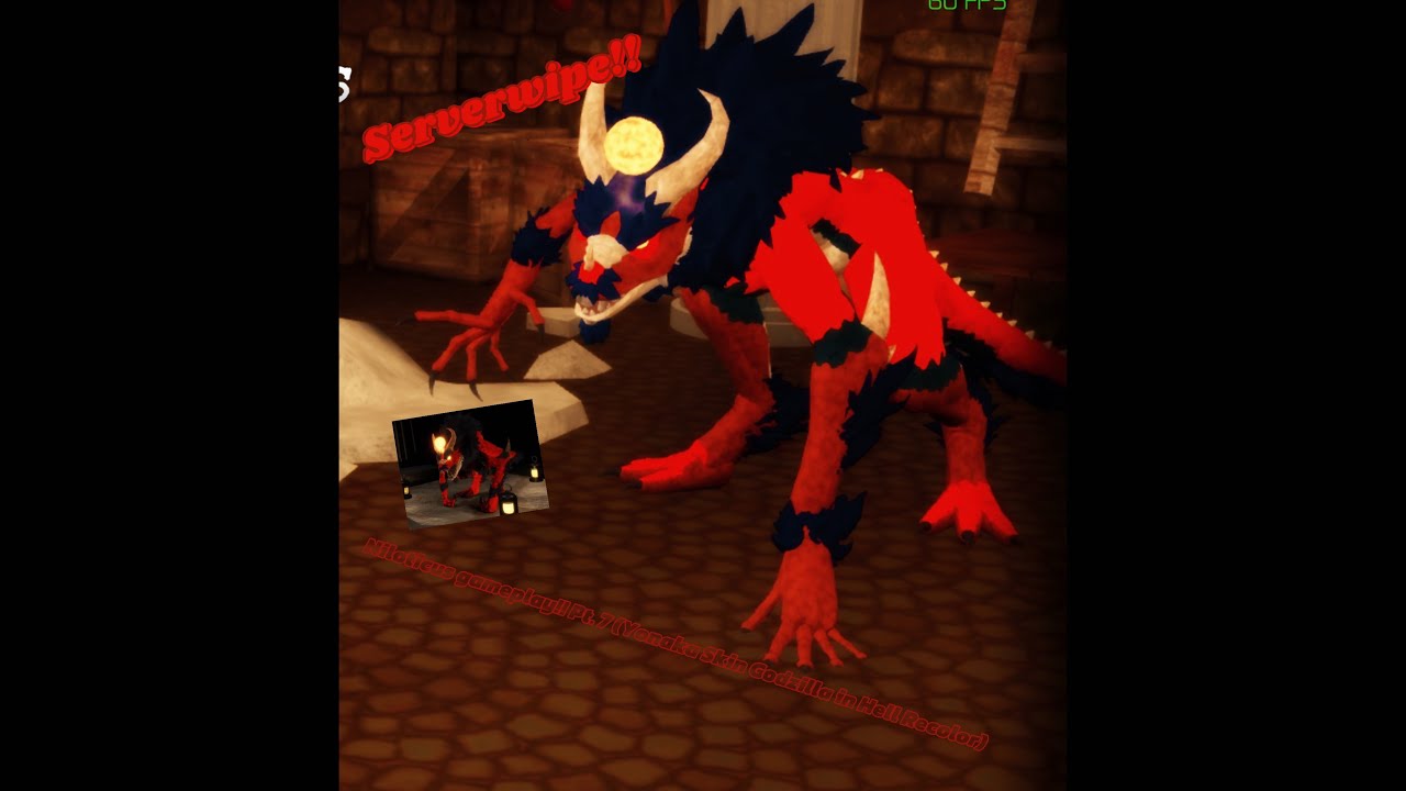 Niloticus gameplay!! Pt. 7 (Yonaka Godzlilla in Hell Skin Recolor) - Pillar Chase 2