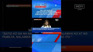 Sen Imee Marcos,inakusahan si PBBM at FIrst Lady Liza Araneta-Marcos na gumagamit ng iligal na droga
