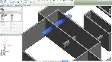 Automatic Revit Clash Detection Using  Dynamo Duct Vs Wall Buiderswork Demo