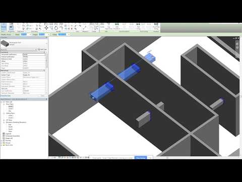 Automatic Revit Clash Detection Using  Dynamo Duct Vs Wall Buiderswork Demo