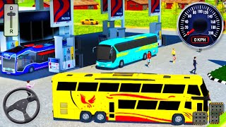 Offroad Bus Driving Game 3D - Uphill Bus Simulator 2022 | Android Gameplay screenshot 5