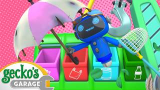 trash treasure hunt gecko s garage trucks children cartoons