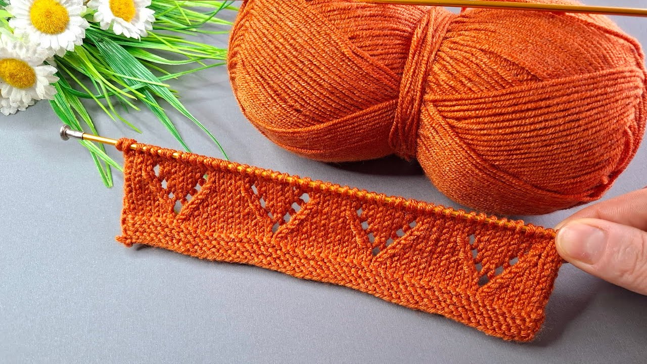 İki şiş kolay örgü yelek model anlatımı ✅️Eays knitting crochet patterns