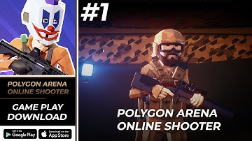 Polygon Arena Online Shooter Gameplay & Download (Android, iOS)