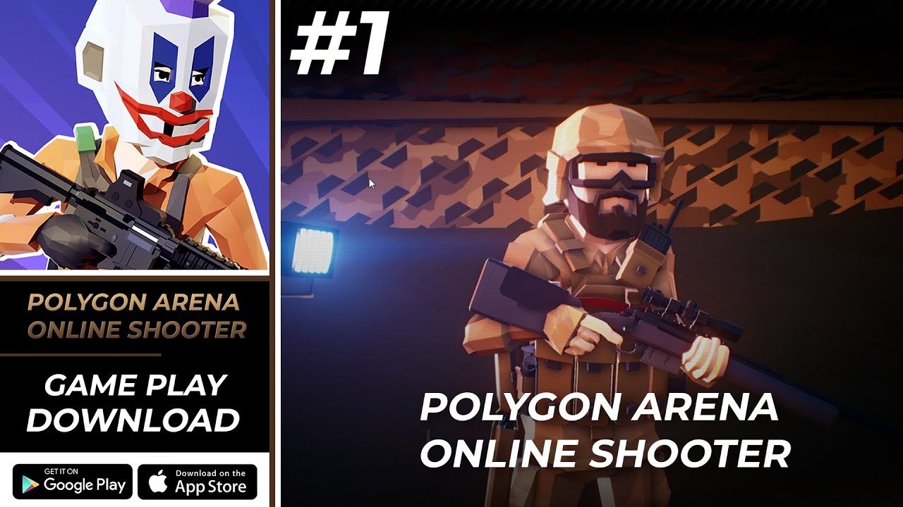 Polygon Arena: Online Shooter - Global (Android/IOS) Gameplay