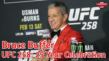 Bruce Buffer Celebrates 25 Years with the UFC | UFC 258