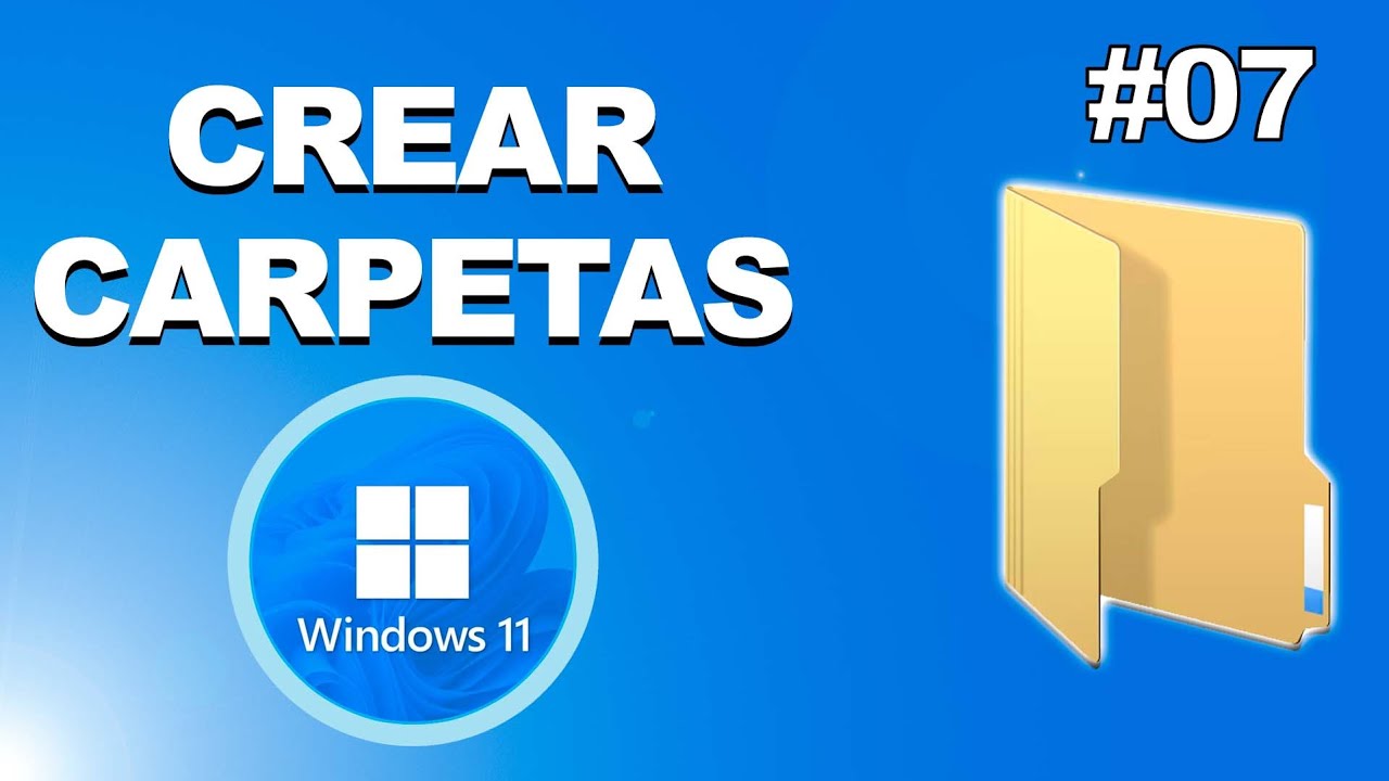 Como CREAR UNA CARPETA en la computadora - Windows (Crear, renombrar, mover y eliminar)