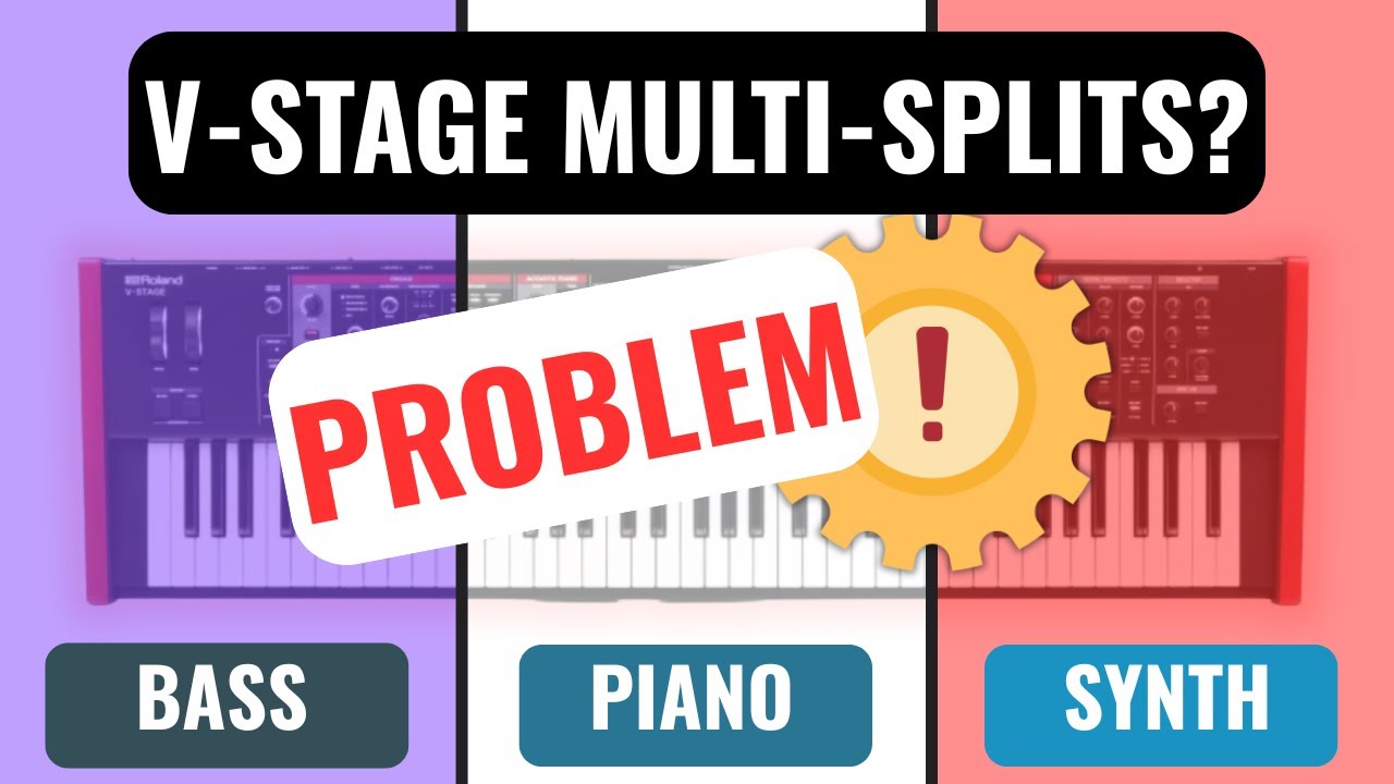Разделение на Roland V-Stage Учебное пособие/Сценическая клавиатура/Проблема