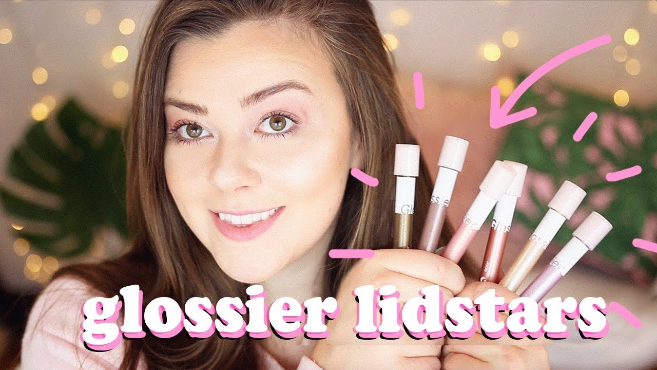 AVERAGE GIRL TRIES GLOSSIER LIDSTAR EYESHADOWS - TESTING + FIRST IMPRESSIONS | LUCY WOOD