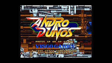 Andro Dunos (Neo Geo AES 60Hz / EU) - Intro / Attract Mode