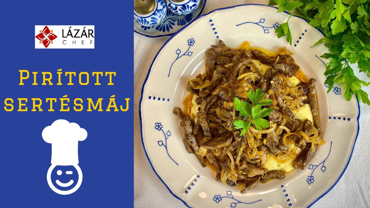 Pirított sertésmáj kétféleképpen