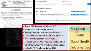 LENGKAP Syarat, Kuota, Tahapan, Cara Daftar dan Jadwal Pendaftaran PPG Prajabatan 2022 | Calon Guru