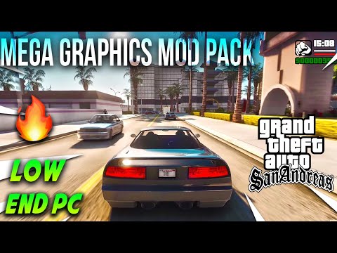 🔥How To Remaster GTA San Andreas - 2022 ✓ Realistic Graphics Mod [ Best  For Low End PC!! ] 