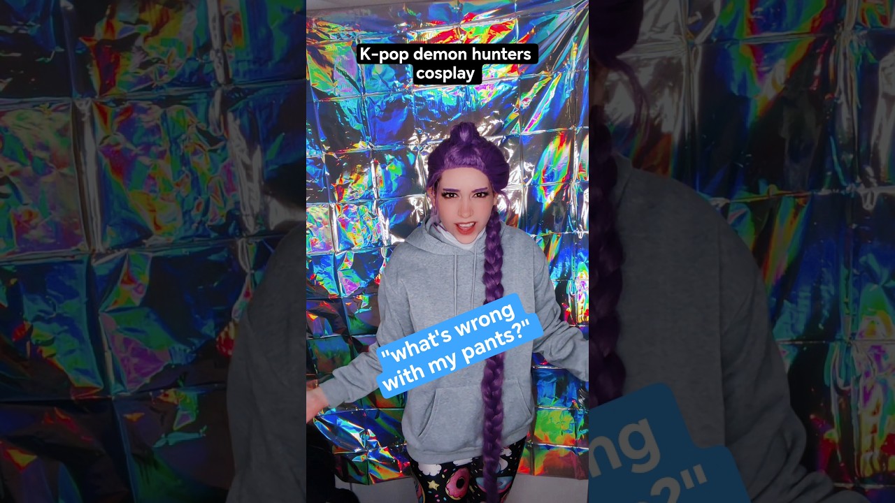 What's wrong with my pants? | Rumi K-pop demon hunters #cosplay #shorts #rumi