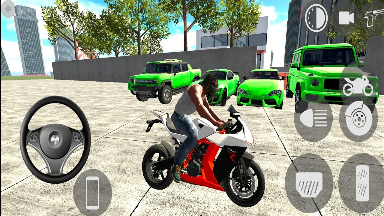All car 🚗 collection 🔥 unlimited Bike 3D Bike stunt #blackpower #turbo 