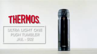 Thermos Tumbler One Push Ultra Light - A Black 500ml (JNL-502-ALB) .