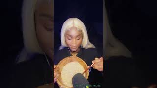 ASMR Tingly sounds](wooden rice bowl) #tinglysounds #asmrshorts  #youtubeshorts
