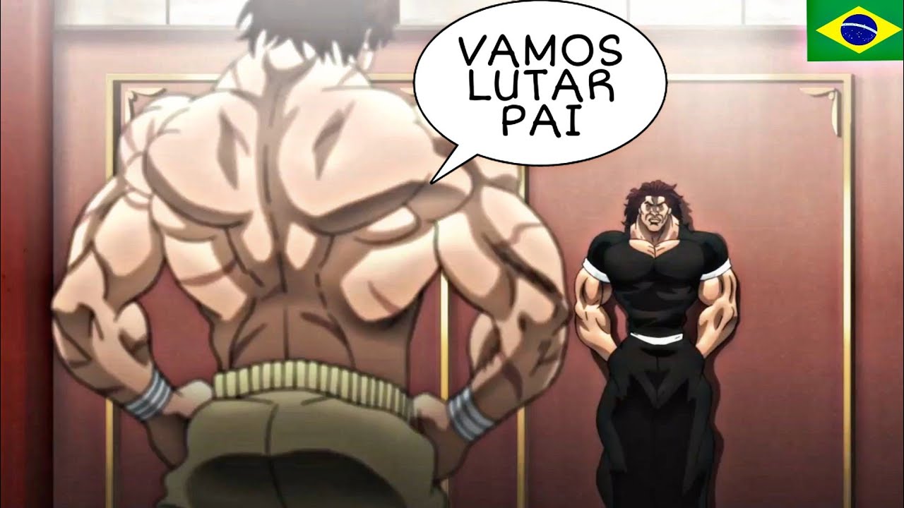 BAKI SENTA NO OMBRO SE SEU PAI (baki o campeão vs yujiro hanma) - Gost