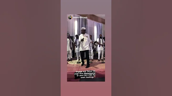 King Sunny Ade's son Emperor Ade stepping it on stage