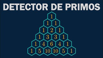 ¿Cómo detectar los números primos usando el TRIÁNGULO DE PASCAL?