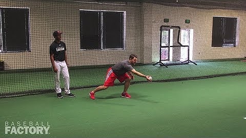 Factory 101: Infield Drill Series Part 8 - Double Play Feed Technique From SS