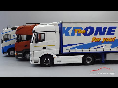 Битва Титанов: Eligor vs SSM (Автоистория) vs Minichamps | Сравнение масштабных моделей полуприцепов