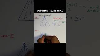 Counting Figure Trick 🔥 | Find Number of Triangles in Seconds | SSC CGL Reasoning #shorts