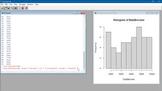 Histogram in R (One Variable)
