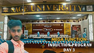 Last Day Of Orientation Program | Sage University Indore | 3rd Day Of induction 2023