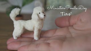 Making a Realistic Miniature Dog | Poodle 'Tino' | Polymer Clay Sculpture | Dollhouse Miniature