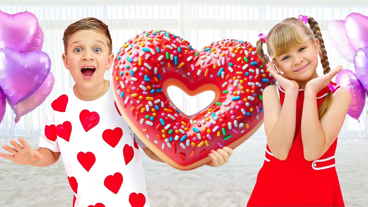 Alles Gute zum Valentinstag! 💕 Geschichten für Kinder mit Diana und Roma