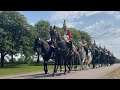The Household Cavalry Ride Down the Long Walk for the Presentation of Colours