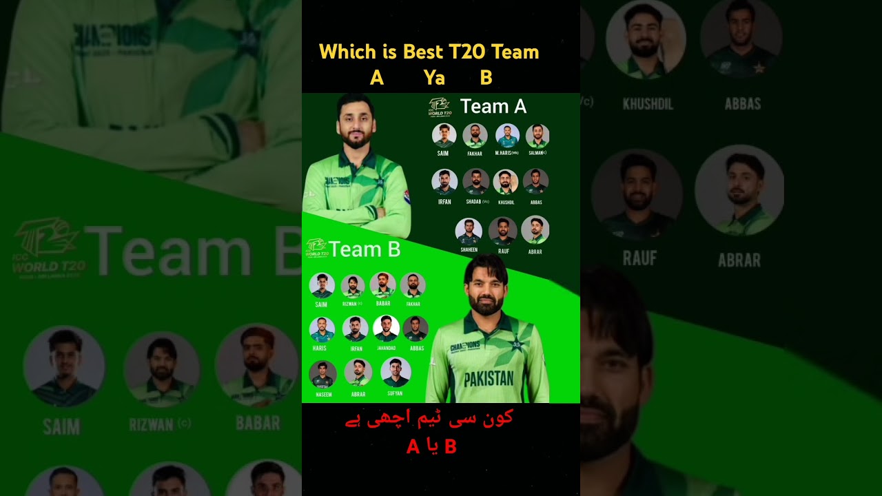 Pakistan t20 team , pak vs nz t20 series 