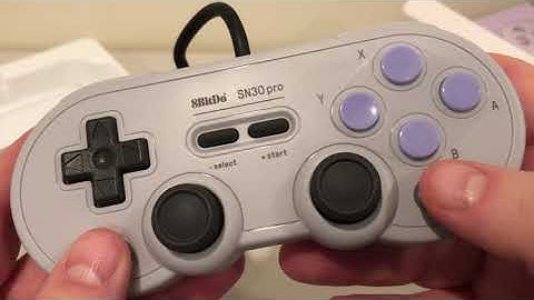 8Bitdo SN30 Pro USB Gamepad Unboxing
