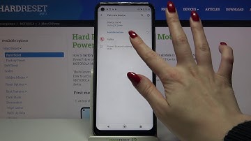 MOTOROLA Moto G9 Power – Bluetooth Connection & Data Sharing