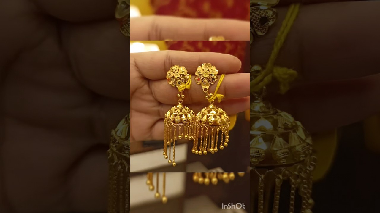 5 gram gold jhumka designs with price 2024 ||jhumka designs 