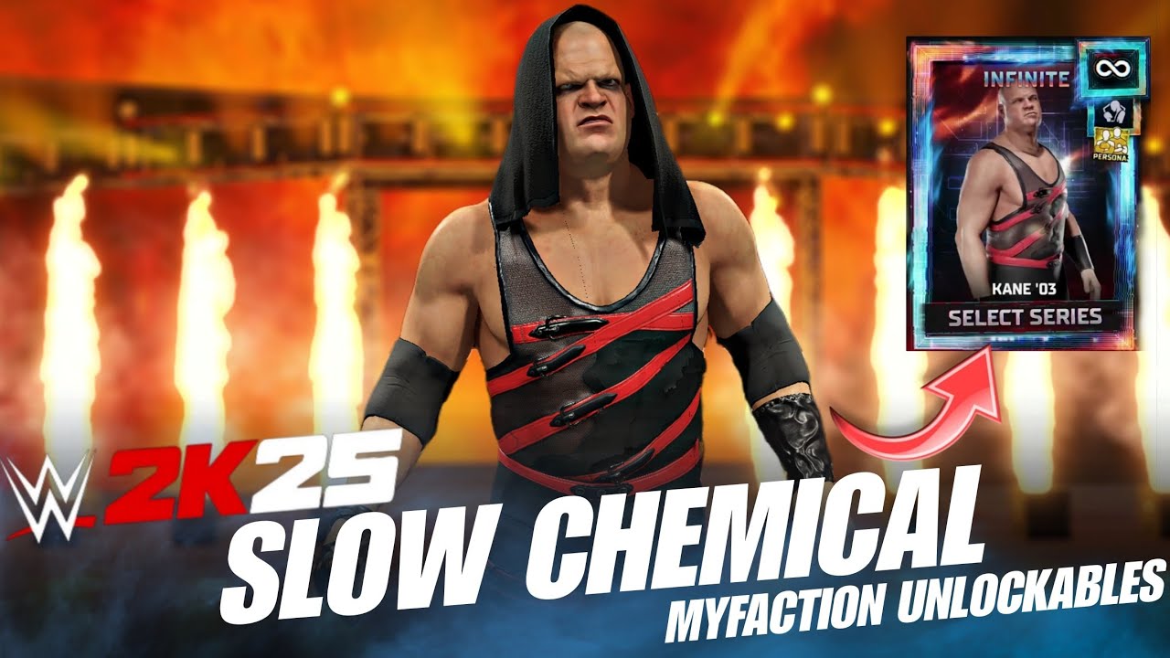 WWE2K25 Kane '03 MyFaction HIDDEN Model Entrance w/ SLOW CHEMICAL THEME Is NOW On CC !