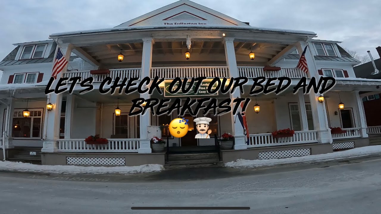 We stayed at a 150 year old Bed and Breakfast! 😴👨🏻‍🍳