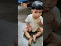 First chicken leg, first bite, and a whole new adventure! My little superstar ...#shorts #cutebaby