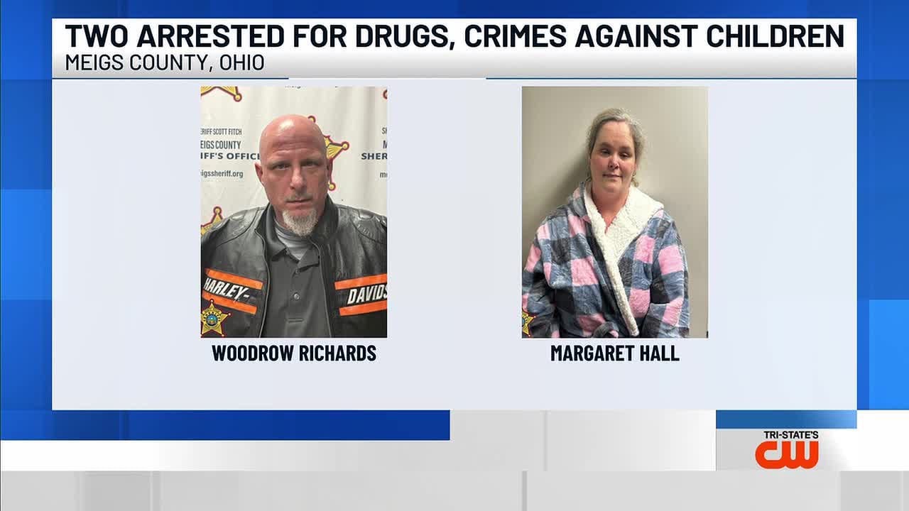 Two arrested for drugs, crimes against children - YouTube