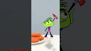 Ognisty oddech 🔥 | Młodzi Tytani: Akcja! | Obejrzyj więcej na @cartoonnetworkPL #shorty