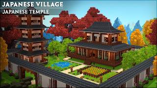 How to Build a Japanese Village | Japanese Temple | Hytale Tutorial