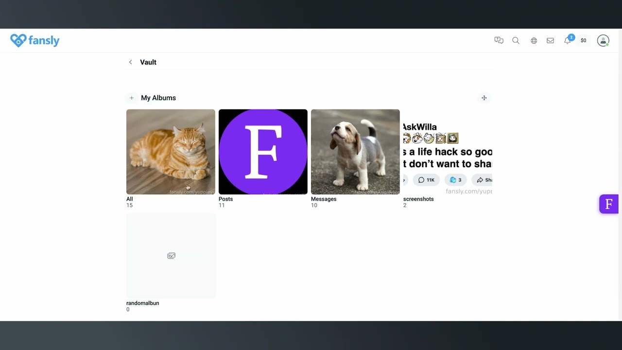 Vault Labels | Fansly Extension
