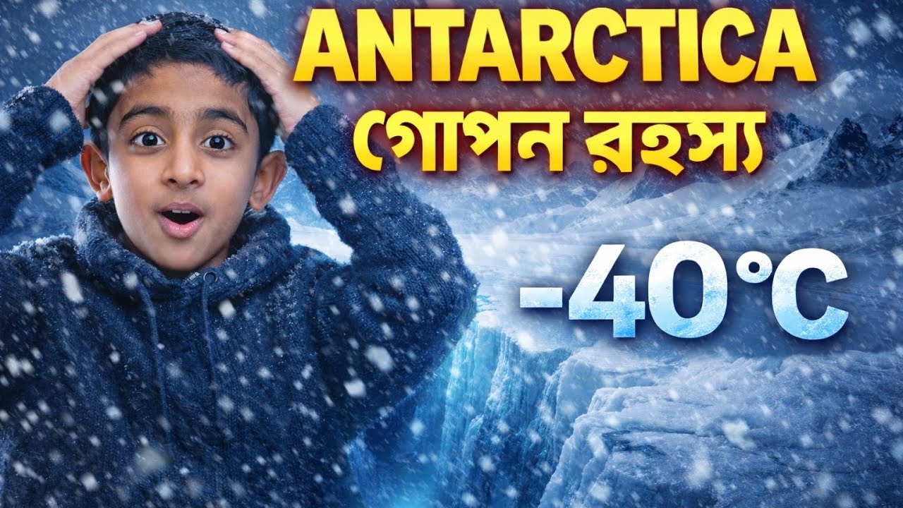 Antarctica-র গোপন রহস্য 😱 | পৃথিবীর সবচেয়ে ঠান্ডা জায়গা | -40°C