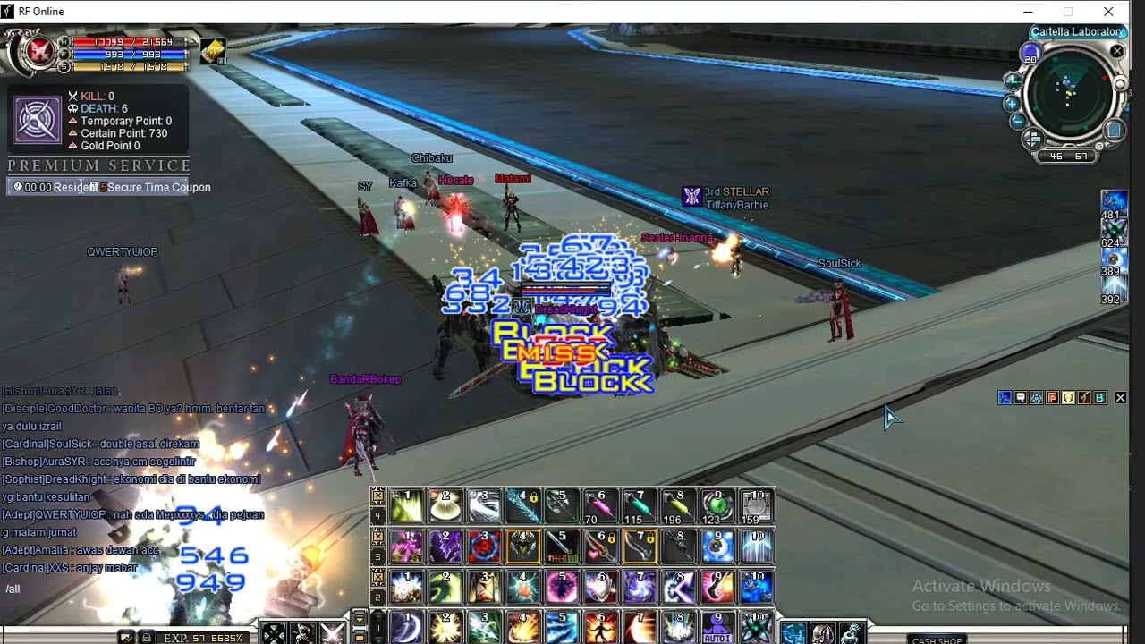 Leveling RF Epic Abbys di bio asik banget! Exp deres!