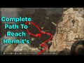 How to reach hermits shack village altus plateau in volcano manor from liurnia